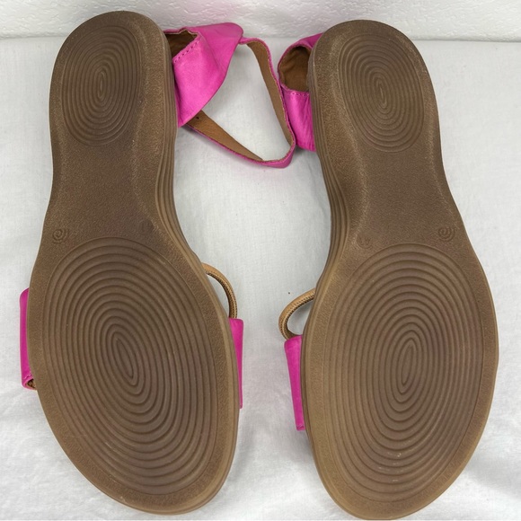 Miz Mooz Leather Ankle Strap Sandals Marcie Fuchsia 41 - Picture 6 of 6